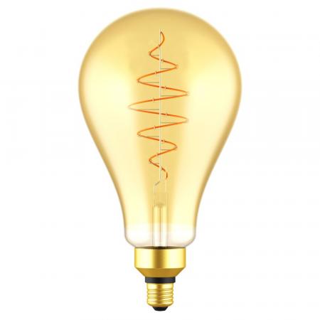 Nordlux E27 Giants Deko LED-Filament Leuchtmittel 8,5W Goldspirale birnenförmig - Aktion: Nur noch angezeigter Bestand verfügbar